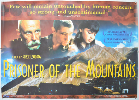 Prisoner Of The Mountains  (Cannes Film Festival Audience Award)  Original Quad Movie Poster  