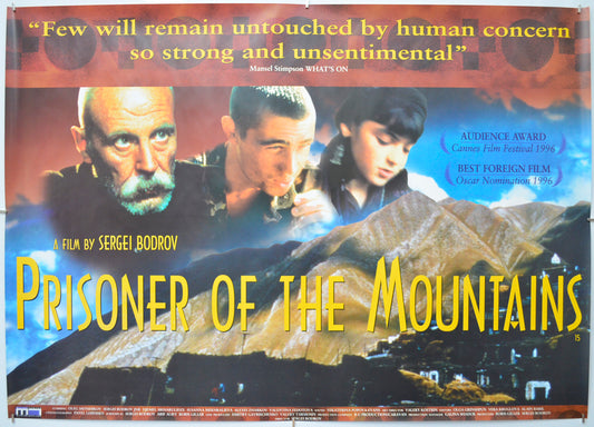 Prisoner Of The Mountains  (Cannes Film Festival Audience Award)  Original Quad Movie Poster  