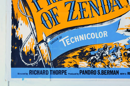 THE PRISONER OF ZENDA (Bottom Left) Cinema Quad Movie Poster 