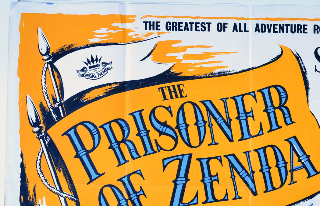 THE PRISONER OF ZENDA (Top Left) Cinema Quad Movie Poster 