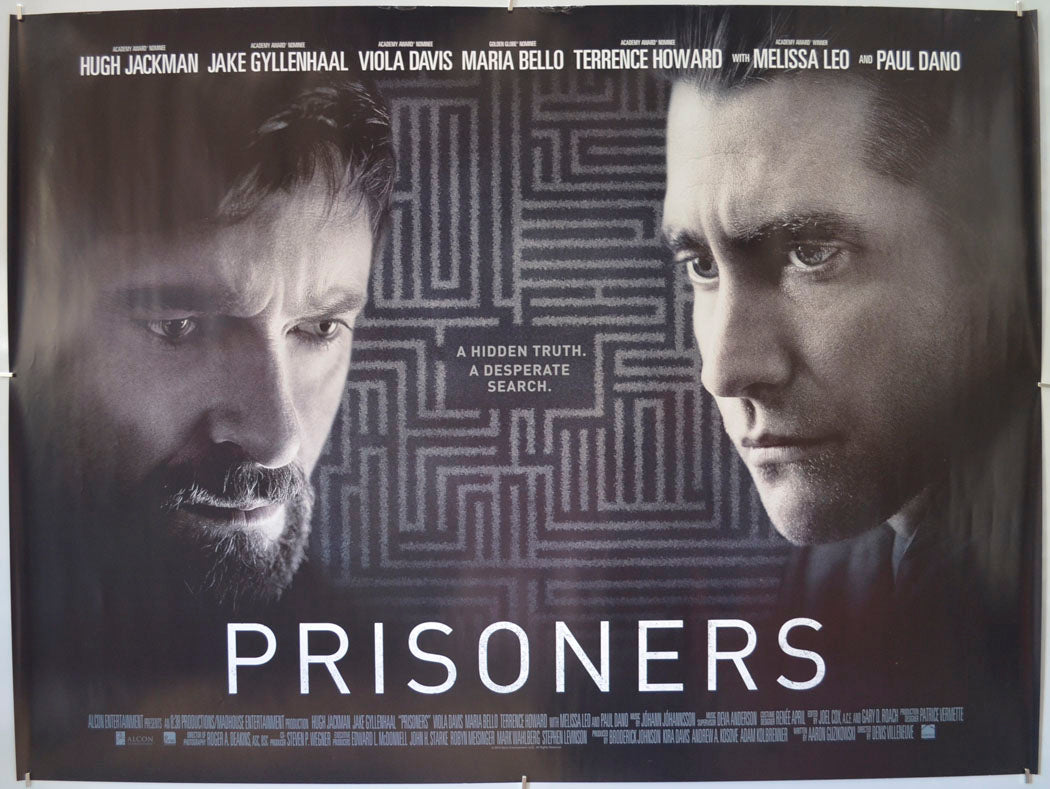 Prisoners Original Quad Poster - Film Poster - Movie Poster - Cinema Poster