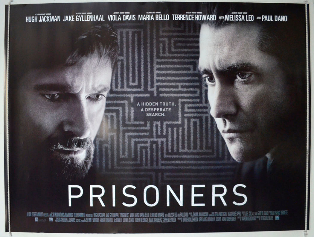 Prisoners Original British Quad Poster - Film Poster - Movie Poster 