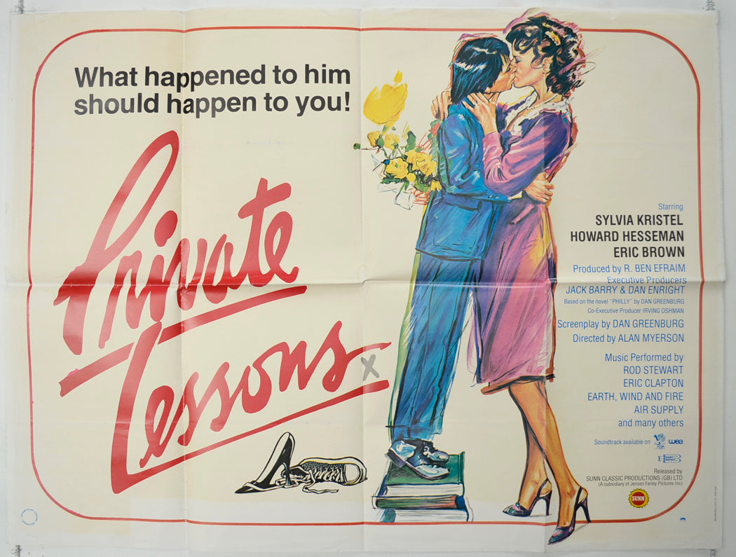 Private Lessons   Original Quad Poster - Film Poster - Movie Poster 