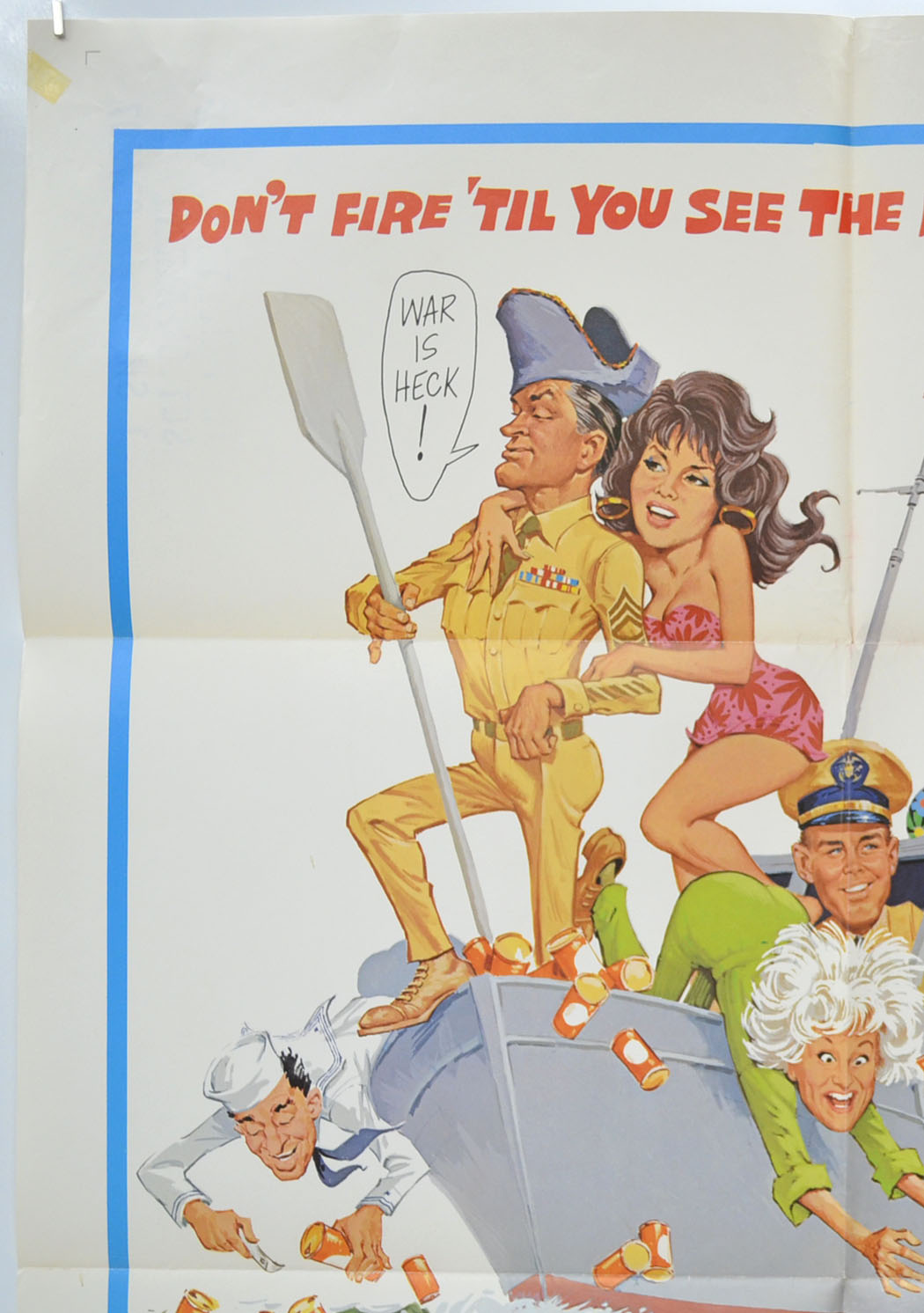 THE PRIVATE NAVY OF SGT. O’FARRELL (Top Left) Cinema One Sheet Movie Poster 