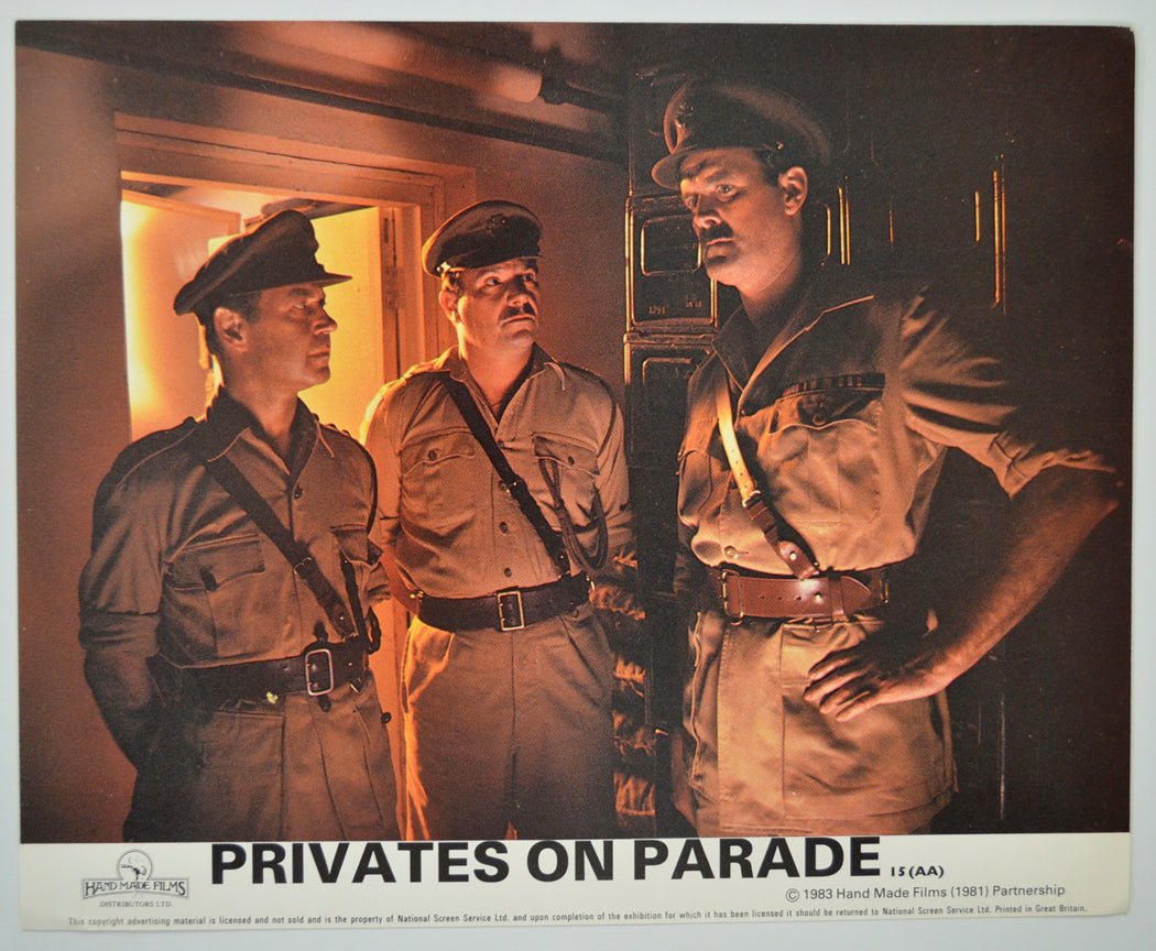 PRIVATES ON PARADE (Card 1) Cinema Colour FOH Stills / Lobby Cards 