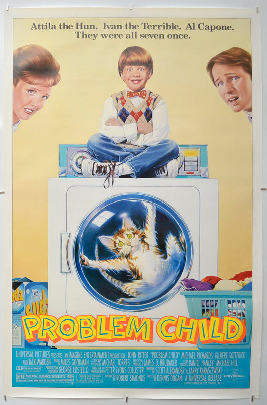 Problem Child  Original One Sheet Poster - Film Poster - Movie Poster