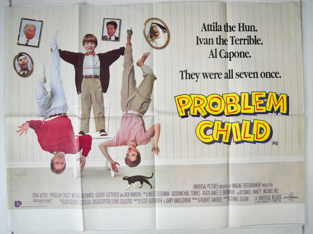 Problem Child Original British Quad Poster - Movie Poster