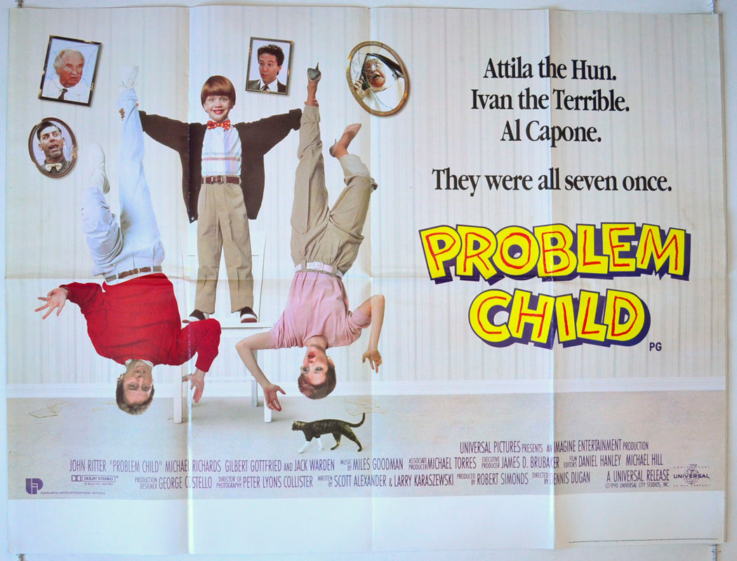 Problem Child Original British Quad Poster - Movie Poster