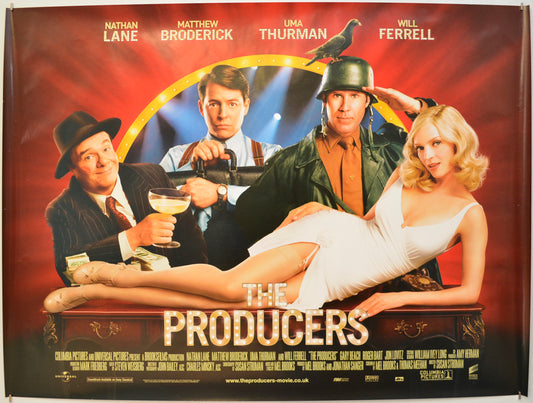 The Producers Original Quad Poster - Film Poster - Movie Poster  