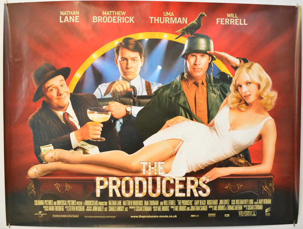 The Producers Original Quad Poster - Film Poster - Movie Poster  