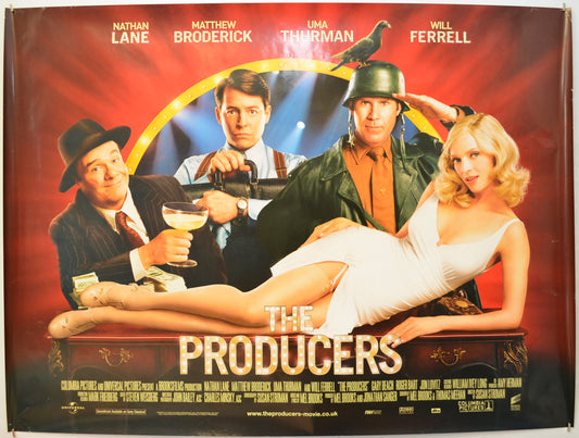 The Producers Original Quad Poster - Film Poster - Movie Poster