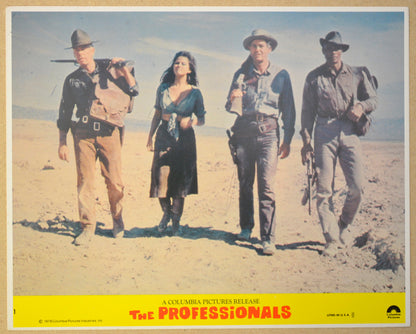 THE PROFESSIONALS (Card 1) Cinema Set of Colour FOH Stills / Lobby Cards 