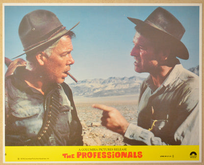 THE PROFESSIONALS (Card 6) Cinema Set of Colour FOH Stills / Lobby Cards 