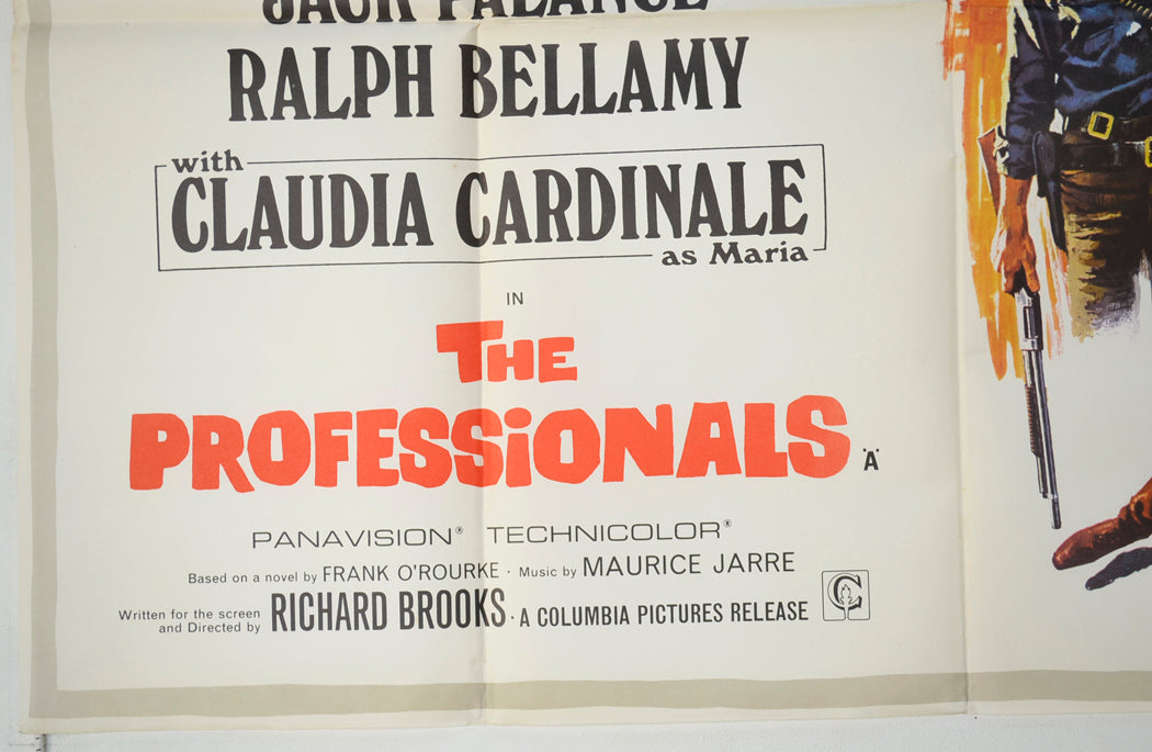 THE PROFESSIONALS (Bottom Left) Cinema Quad Movie Poster 