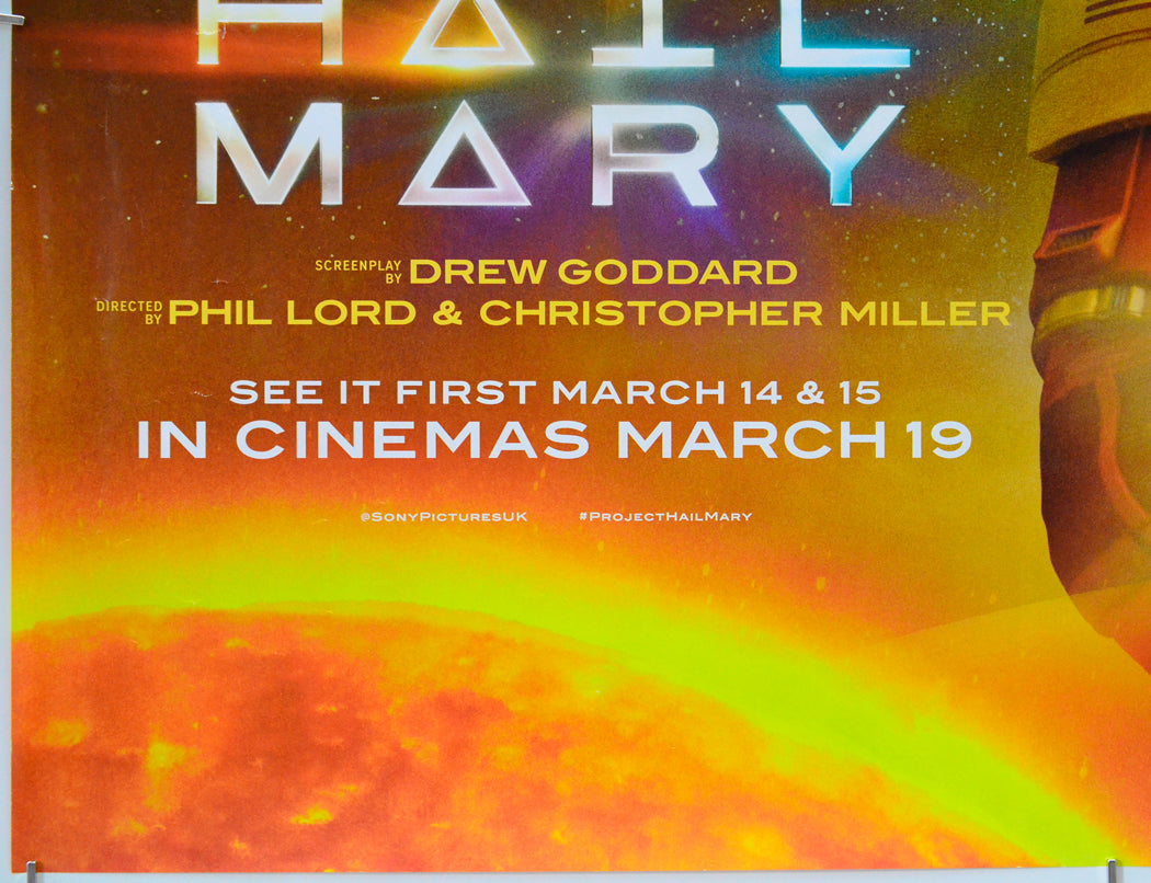 Project Hail Mary (Bottom Left) Cinema Quad Movie Poster 