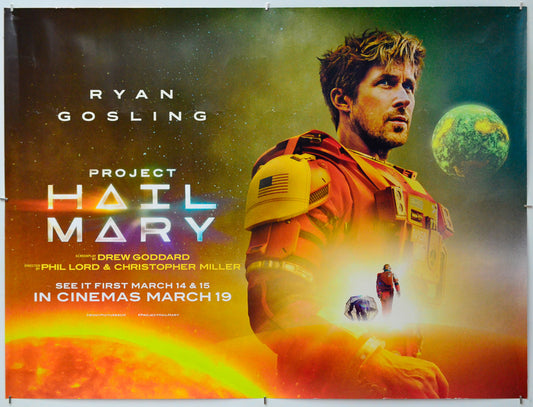 Project Hail Mary - Original Quad Poster - Film Poster - Movie Poster