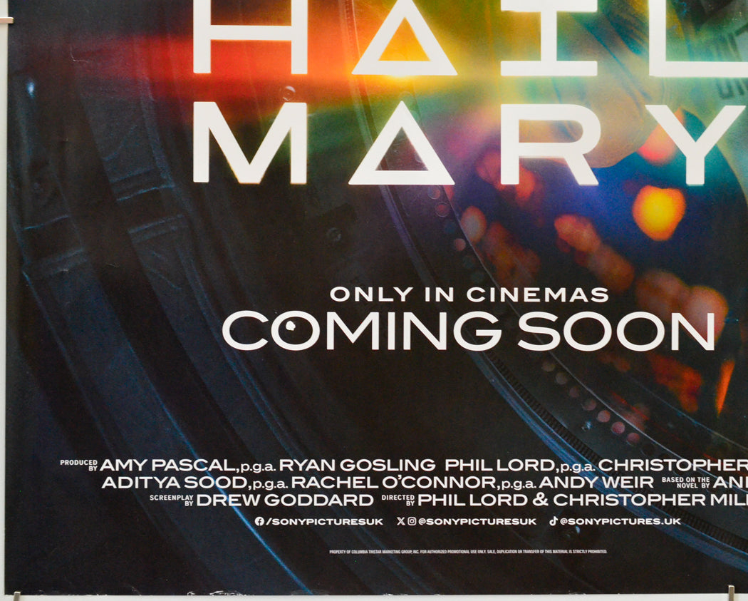 Project Hail Mary (Bottom Left) Cinema Quad Movie Poster 