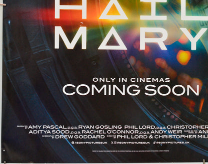 Project Hail Mary (Bottom Left) Cinema Quad Movie Poster 