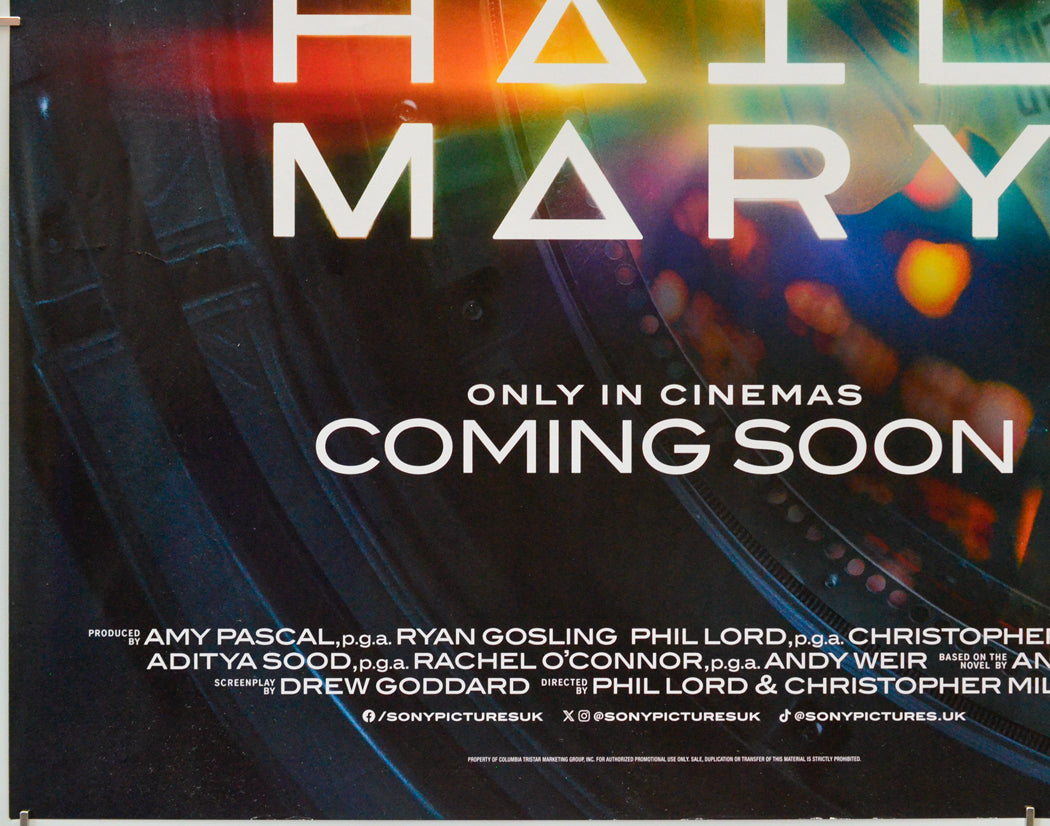 Project Hail Mary (Bottom Left) Cinema Quad Movie Poster 