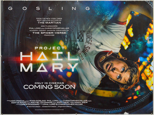 Project Hail Mary - Original Quad Poster - Film Poster - Movie Poster
