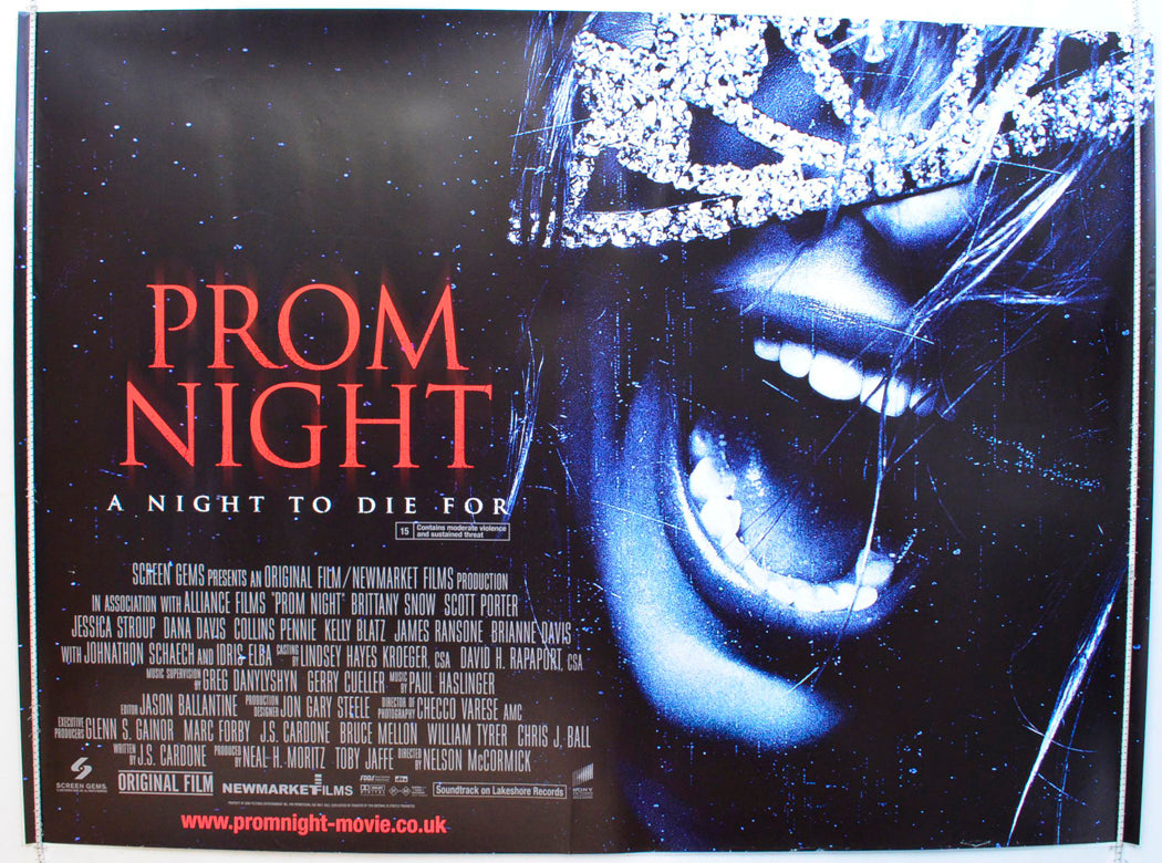 Prom Night Original British Quad Poster - Film Poster - Movie Poster 