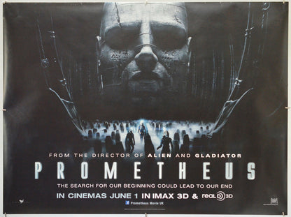 Prometheus - Original Quad Poster - Film Poster - Movie Poster