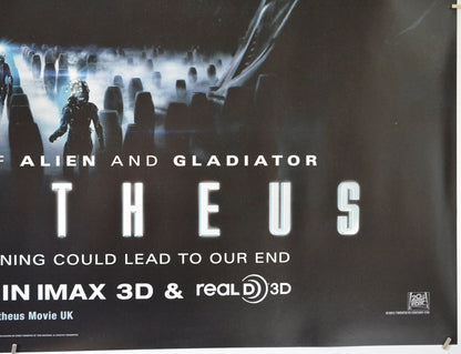 Prometheus (Bottom Right) Cinema Quad Movie Poster 