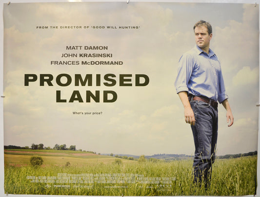 Promised Land  Original Quad Poster - Film Poster - Movie Poster