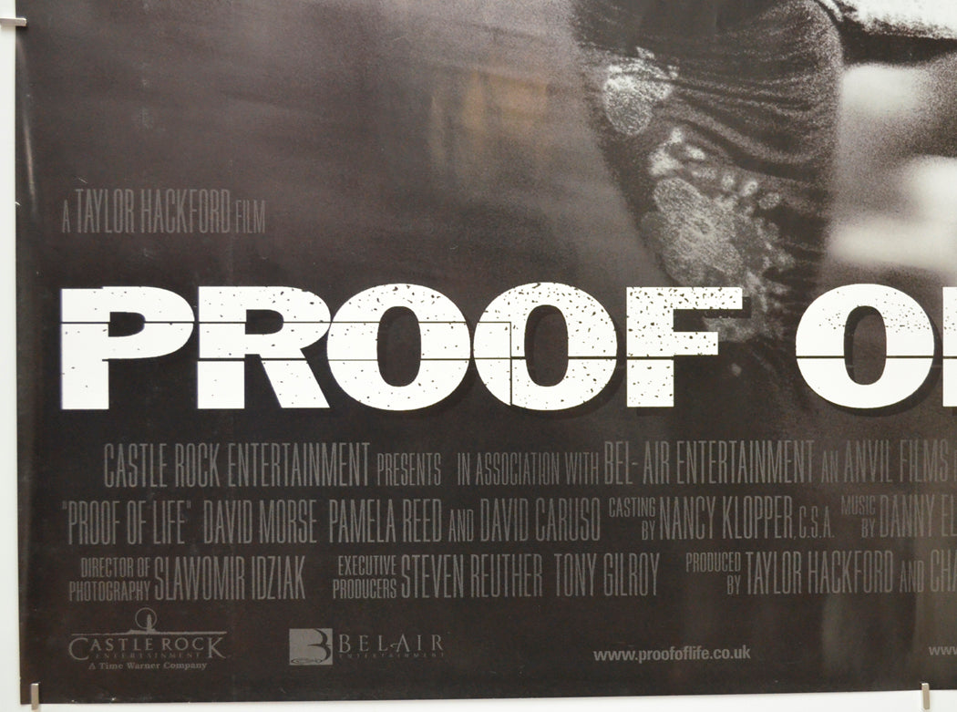 PROOF OF LIFE (Bottom Left) Cinema Quad Movie Poster 