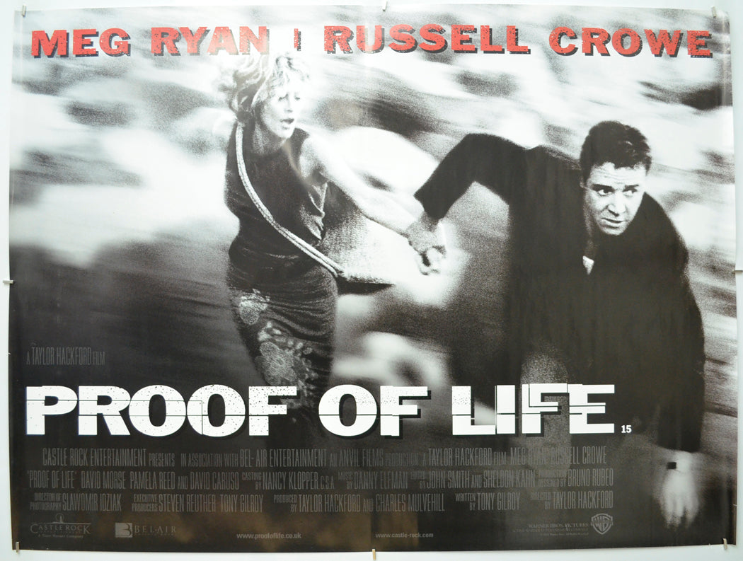 Proof Of Life Original Quad Poster - Film Poster - Movie Poster