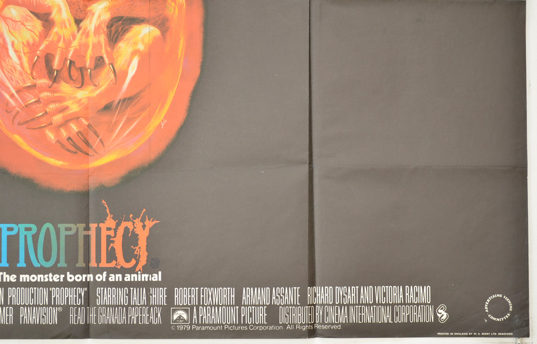 PROPHECY (Bottom Right) Cinema Quad Movie Poster 