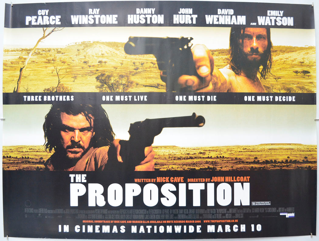 The Proposition  Original Quad Poster - Film Poster - Movie Poster