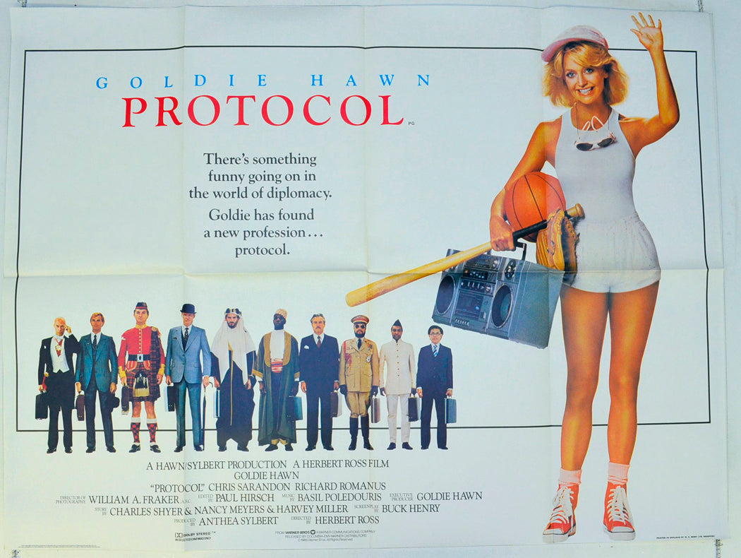 Protocol Original British Quad Poster - Film Poster - Movie Poster 