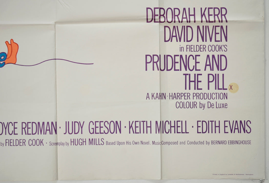 PRUDENCE AND THE PILL (Bottom Right) Cinema Quad Movie Poster 