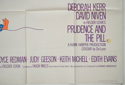 PRUDENCE AND THE PILL (Bottom Right) Cinema Quad Movie Poster 