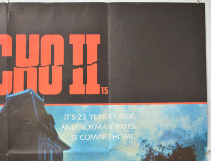 PSYCHO II (Top Right) Cinema Quad Movie Poster 