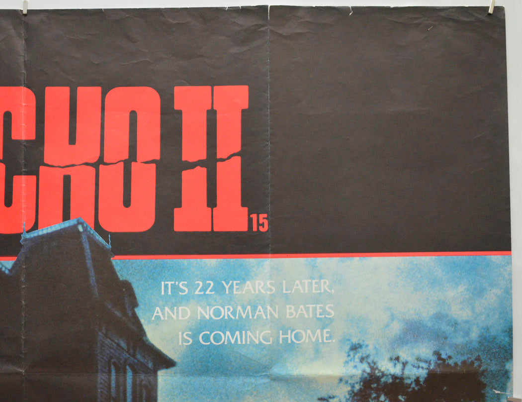 PSYCHO II (Top Right) Cinema Quad Movie Poster 