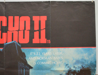 PSYCHO II (Top Right) Cinema Quad Movie Poster 