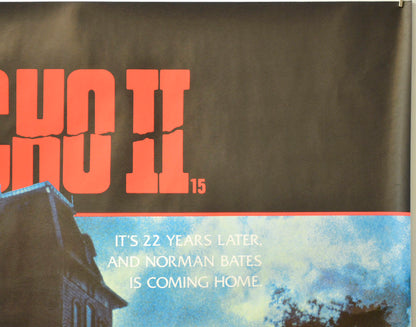 PSYCHO II (Top Right) Cinema Quad Movie Poster 