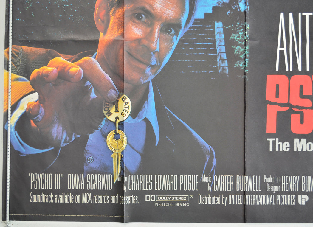 PSYCHO III (Bottom Left) Cinema Quad Movie Poster 