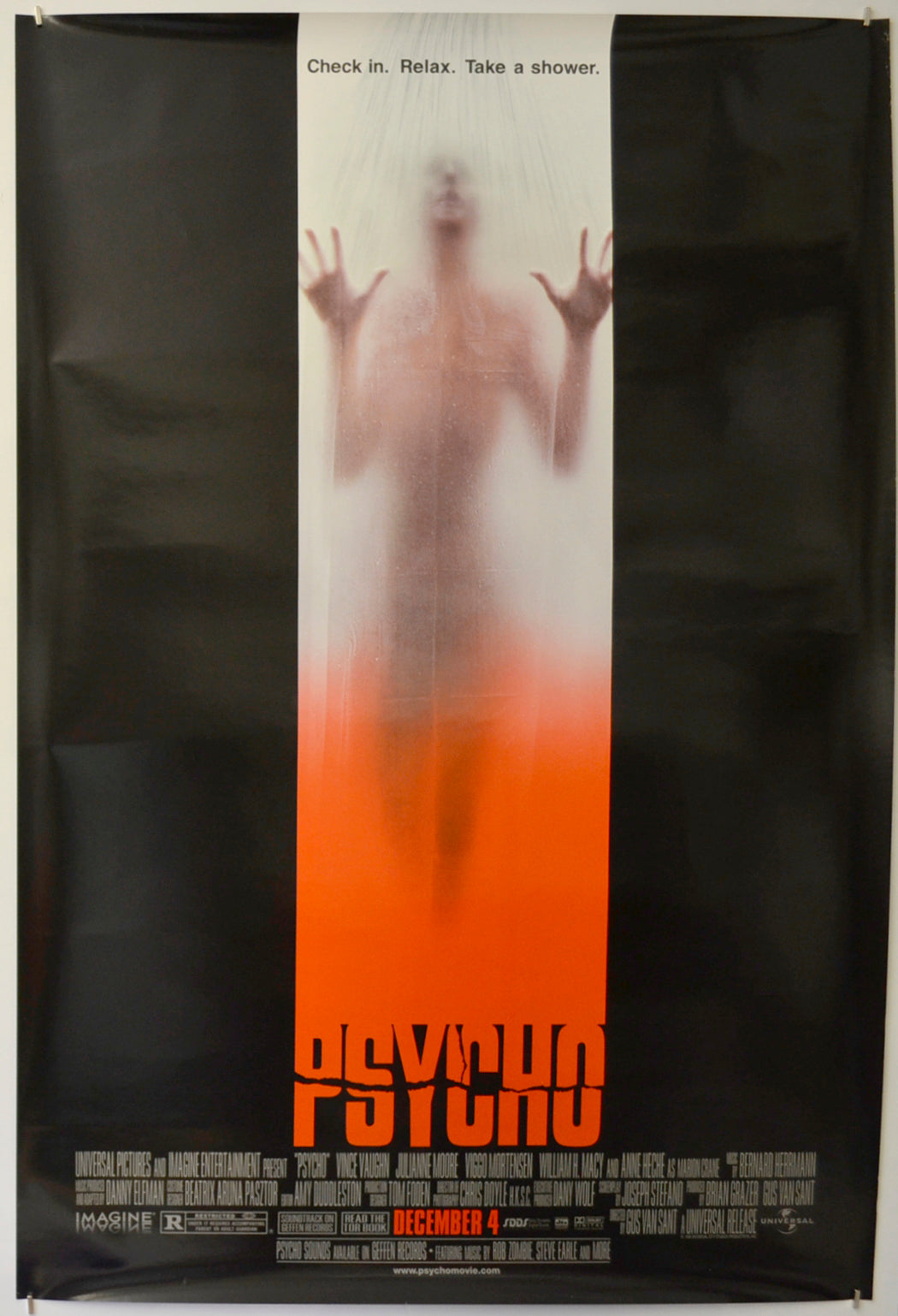 Psycho Original One Sheet Poster - Film Poster - Movie Poster