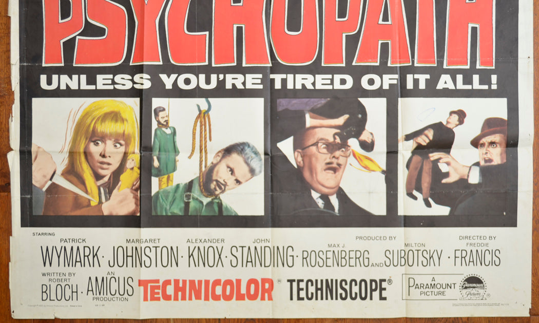 THE PSYCHOPATH – 3 Sheet Poster (4) 