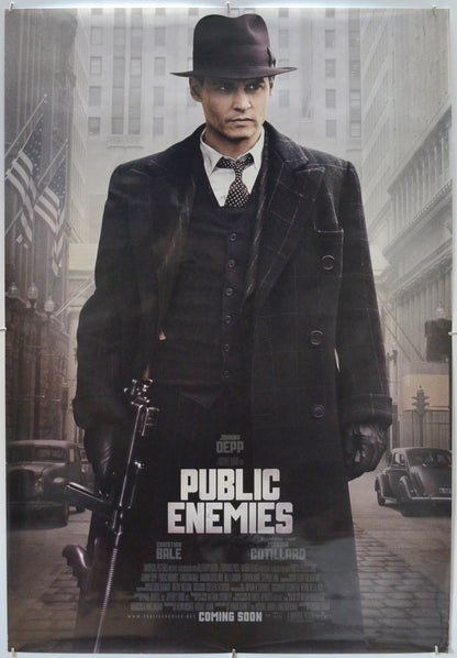 Public Enemies Original One Sheet Poster - Film Poster - Movie Poster