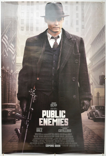 Public Enemies Original One Sheet Poster - Film Poster - Movie Poster