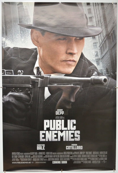 Public Enemies (Version 2) Original One Sheet Poster - Film Poster - Movie Poster