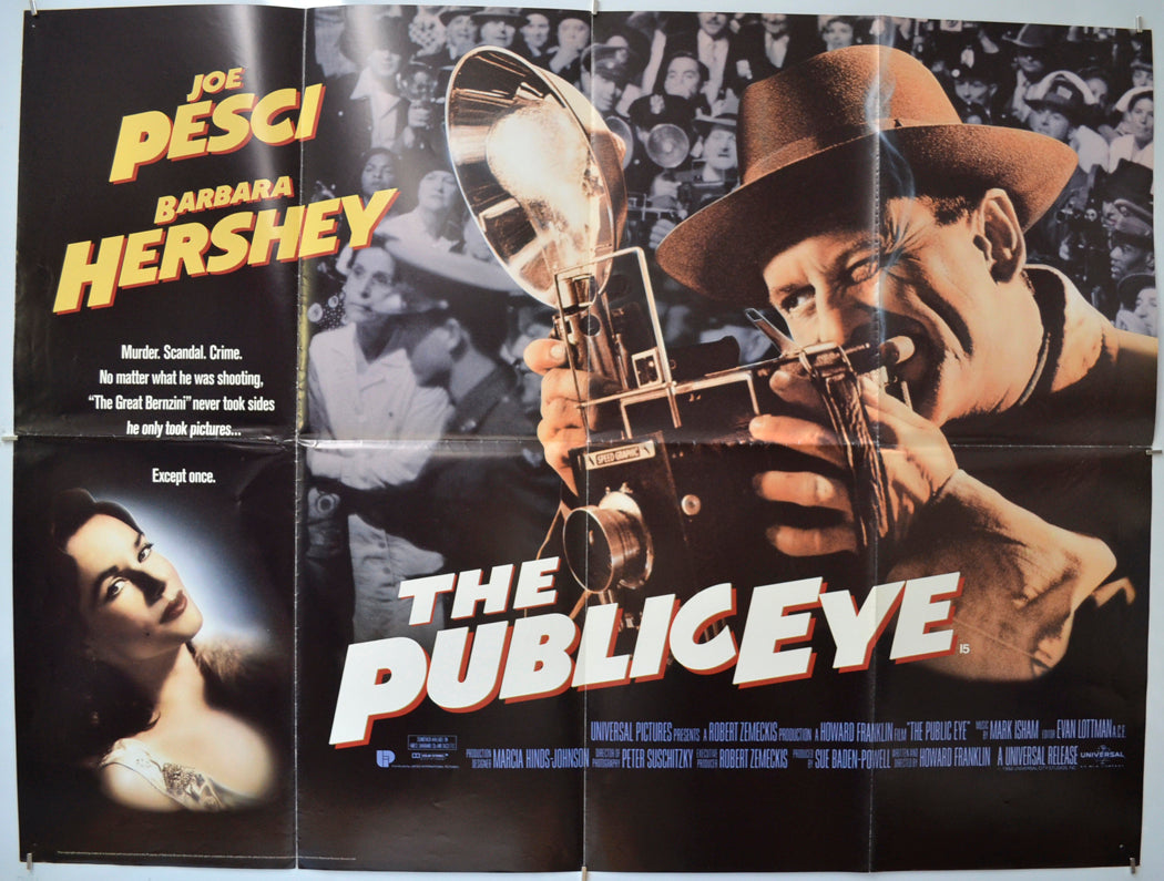 The Public Eye - Original Quad Poster - Film Poster - Movie Poster