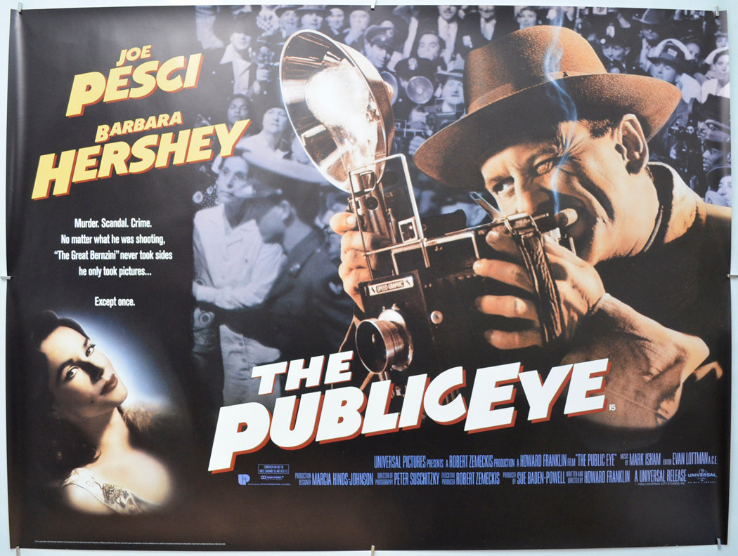 The Public Eye Original Quad Poster - Film Poster - Movie Poster