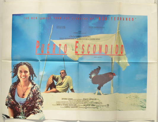 Puerto Escondido  Original Quad Poster - Film Poster - Movie Poster 