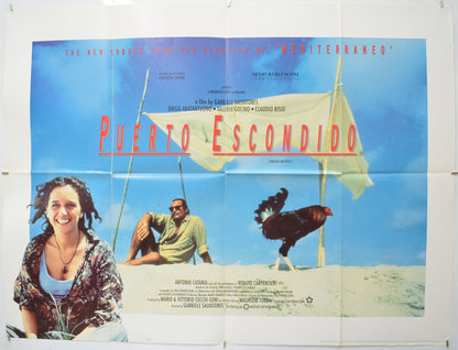 Puerto Escondido - Original Quad Poster - Film Poster - Movie Poster