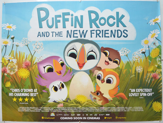 Puffin Rock And The New Friends Original Quad Poster - Film Poster - Movie Poster 